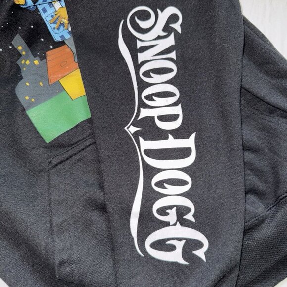 Snoop Doggy Dogg Doggystyle Black Hoodie Hip Hop Death Row Volkswagen Size Small - Picture 2 of 5